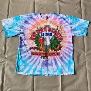 ROLLING STONES FORTY LICKS 2002 CONCERT TOUR T-SHIRT MENS SIZE XL